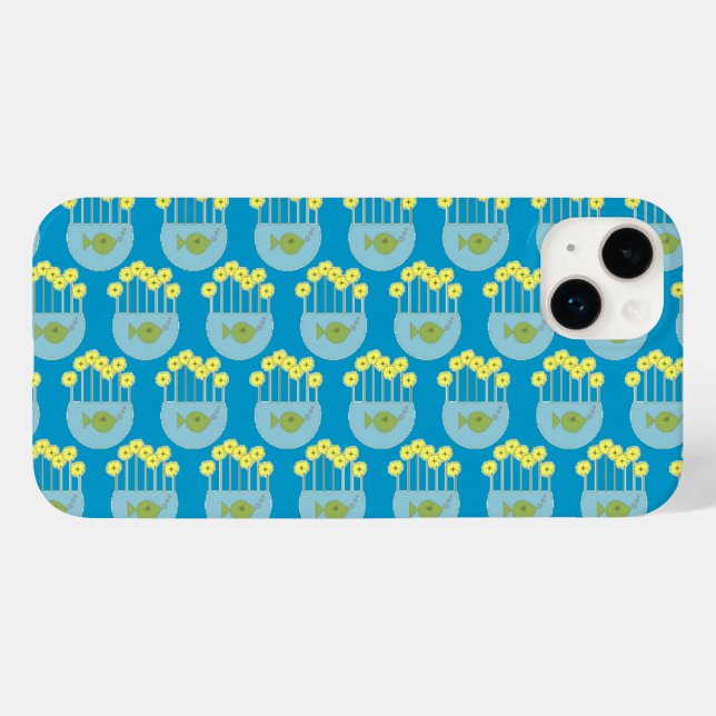 Floral Fishbowl Case-Mate iPhone Case (Back (Horizontal))
