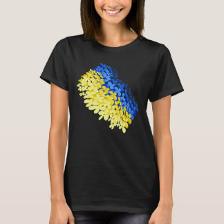 Floral flag of Ukraine T-Shirt
