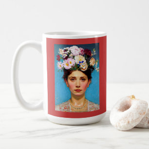 "Floral Flair" Ruth - Art & Floral Society Coffee Mug