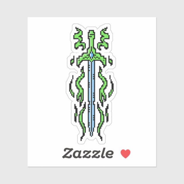 Floral Flame Longsword Fantasy Weapon Art (Sheet)