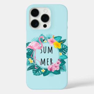 Floral Flamingo Summer Bliss iPhone 16 Pro Case