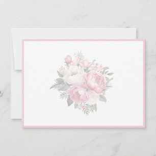 Floral Flat Note Card