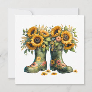 Floral Flat Note Card and Art to Frame