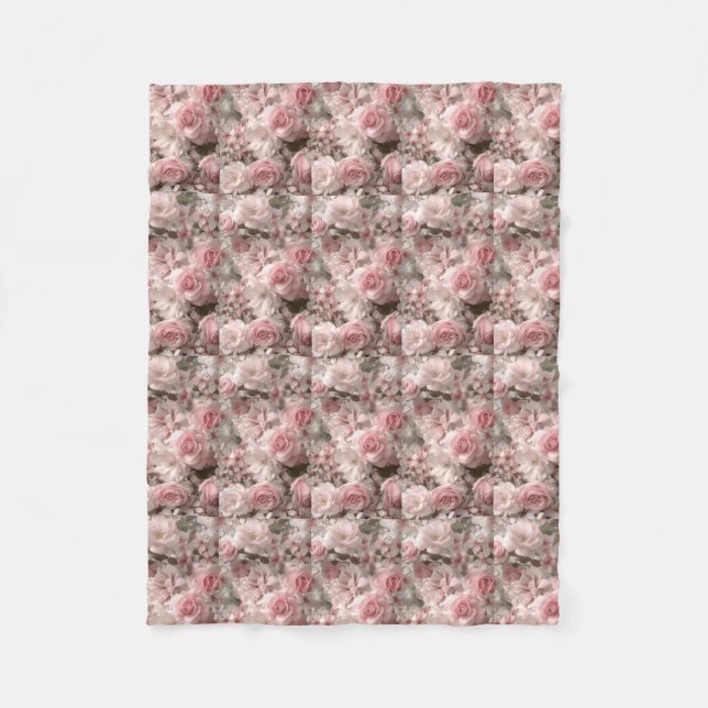 Floral Fleece Blanket (Front)