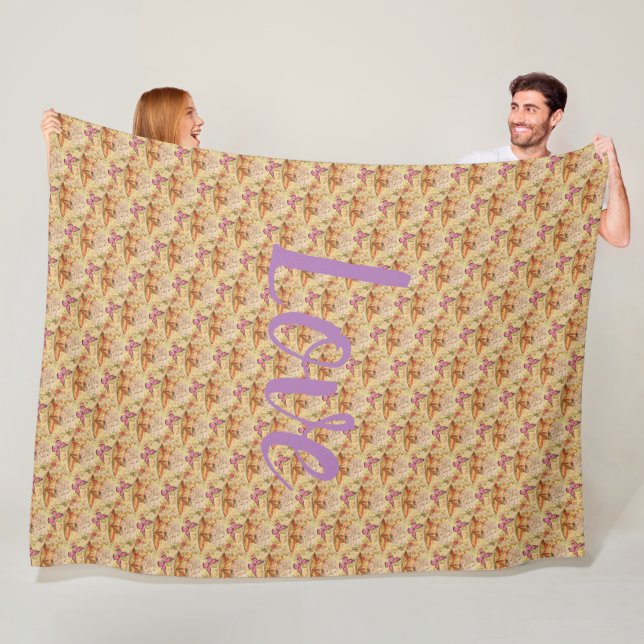 Floral Fleece Blanket (In Situ)