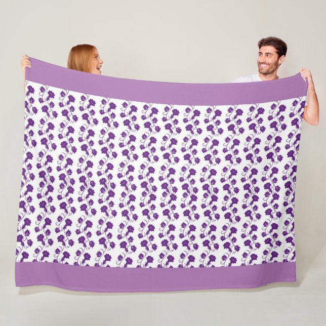 Floral Fleece Blanket (In Situ)