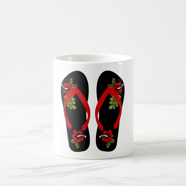 Floral Flip Flops Mug (Creator Uploaded)