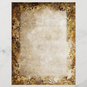 Floral Flourish Tapestry Scrapbook Paper