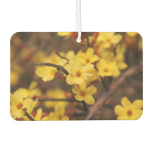 floral flower blossoms vines petals plant bloom car air freshener