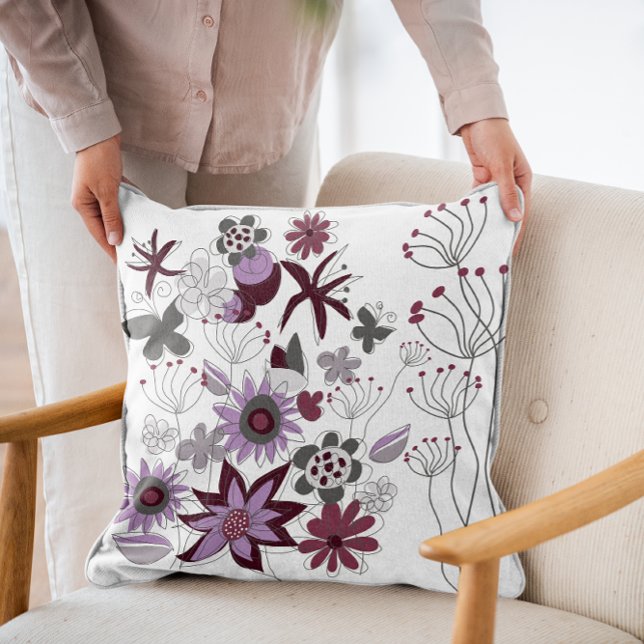 Floral Flower Colourful Cushion (Creator Uploaded)