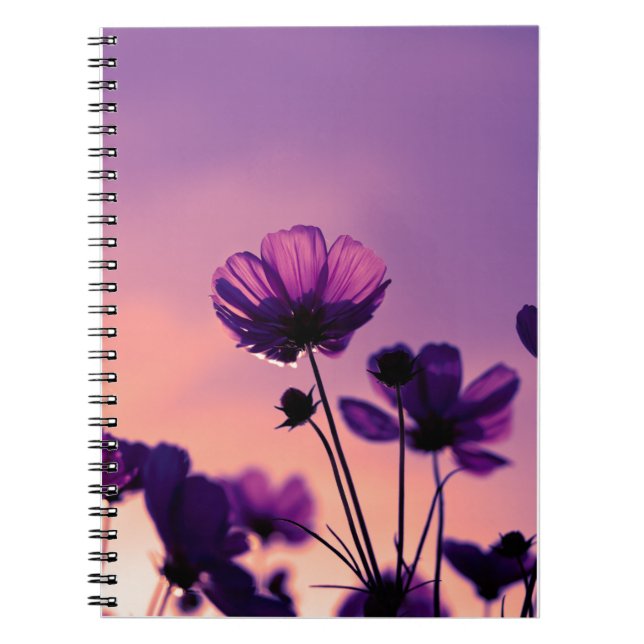 FLORAL FLOWER GARDEN NOTEBOOK JOURNAL FOR WOMEN  (Front)