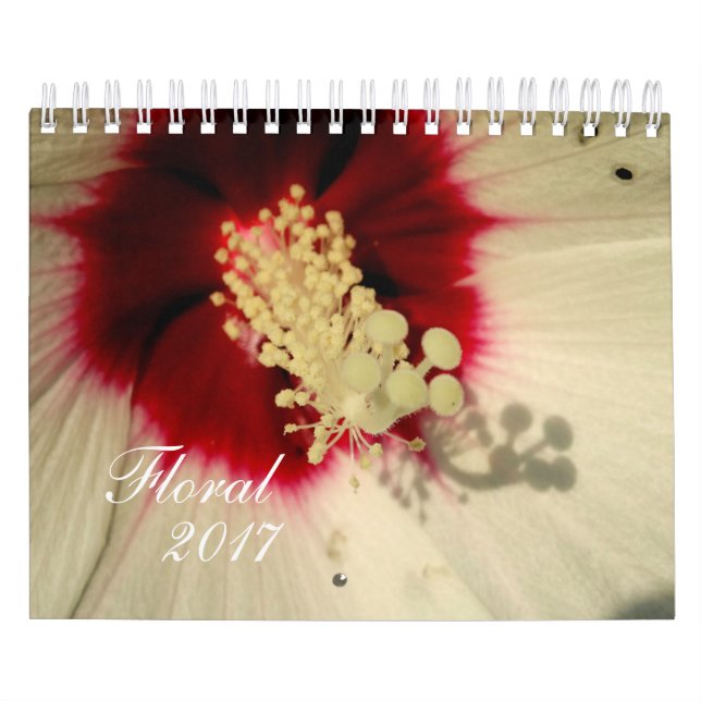 Floral Flower Photo  Calendar (Cover)