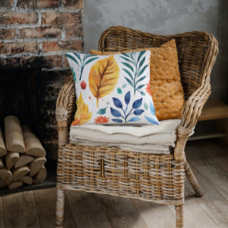 Floral Flowering Botanical Flowered Artful Botanic Cushion