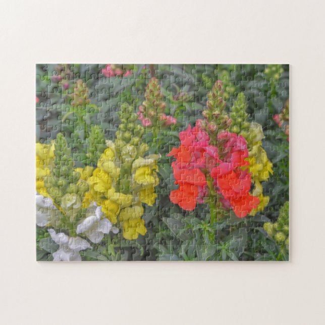 Floral Flowers Puzzle Snapdragon Colourful Puzzle (Horizontal)