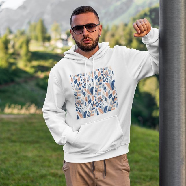 Floral Foliage Art Hoodie (Creator Uploaded)