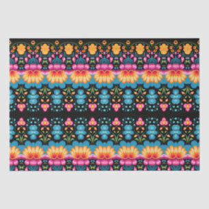 Floral Folk Art Modern Tissue Paper