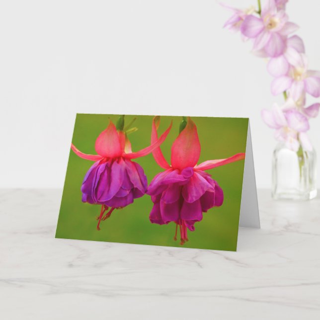 Floral For Sister Cancer Encouragement Card (Orchid)