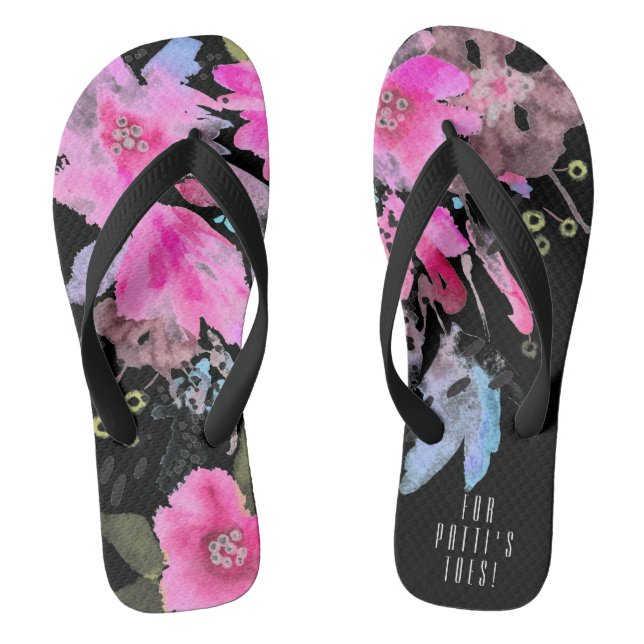 Floral Fountain Jandals (Footbed)