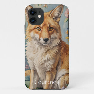 Floral Fox: A Fox Among Flowers Case-Mate iPhone Case