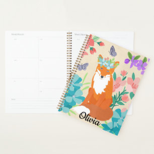 Floral Fox Planner