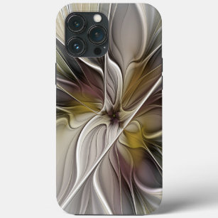 Floral Fractal, Fantasy Flower with Earth Colours iPhone 13 Pro Max Case