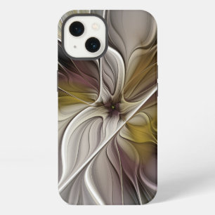 Floral Fractal, Fantasy Flower with Earth Colours iPhone 13 Case