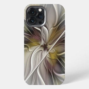 Floral Fractal, Fantasy Flower with Earth Colours iPhone 13 Pro Max Case