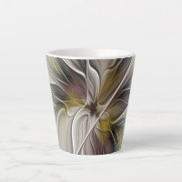 Floral Fractal, Fantasy Flower with Earth Colours