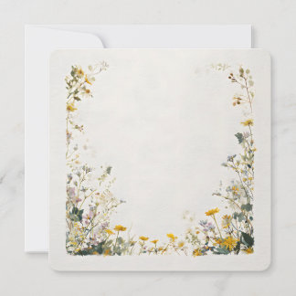 Floral Frame Design – Elegant Botanical Invitation