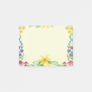 Floral Framed Note Pad