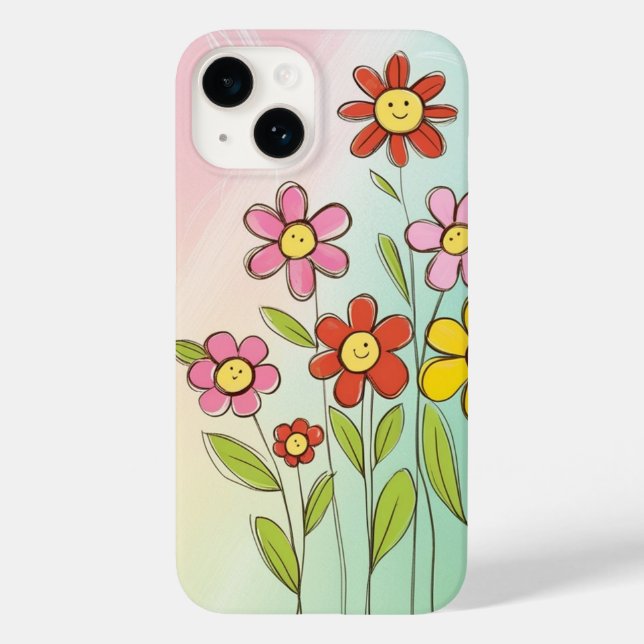 Floral Friends Phone Case (Back)