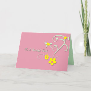 Floral Friendship Card