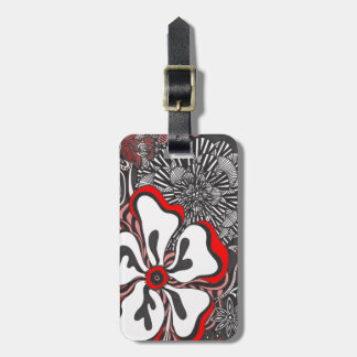 Floral Frill | Customisable Colour | Luggage Tag