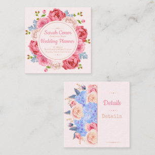 Floral Front/Back Business Card