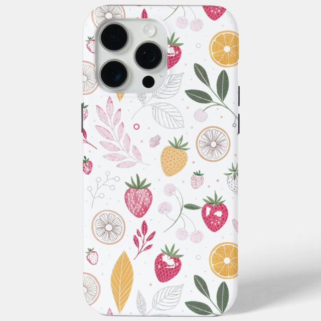 “Floral Fruit Botanical iPhone / iPad Case” Case-Mate iPhone Case (Back)