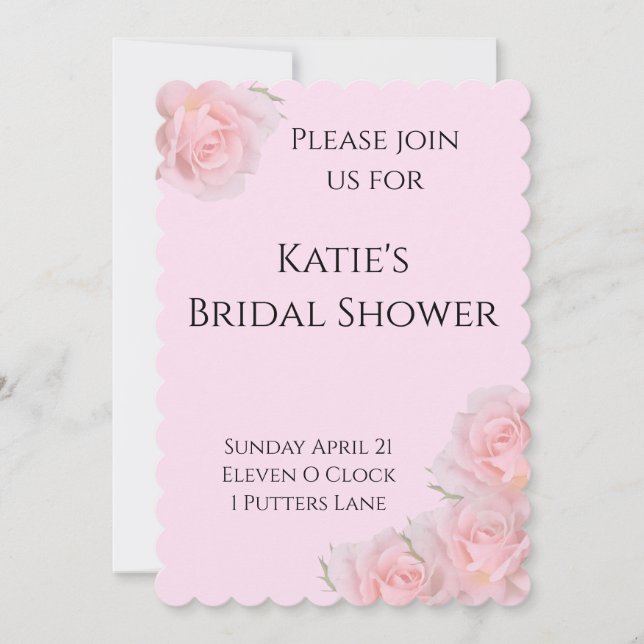 Floral Fun Bridal Shower Invite (Front)