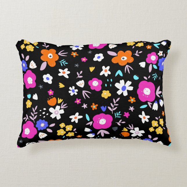 Floral Fun Decorative Cushion (Front)