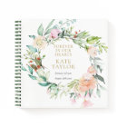 Floral Funeral Memorial Budget Guest Book