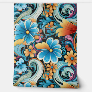 Floral Funkadelic Botanical Wallpaper
