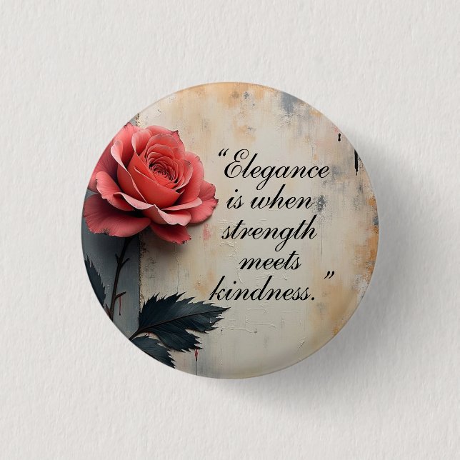 Floral Galore  3 Cm Round Badge (Front)