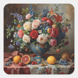 Floral Galore  Square Sticker