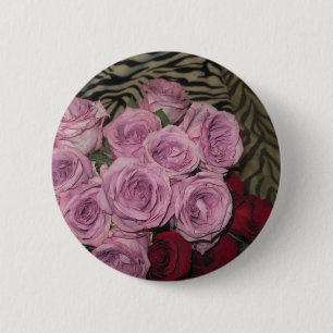 Floral Garden 6 Cm Round Badge