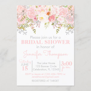 Floral Garden Bridal Shower Invitation