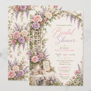 Floral Garden Bridal Shower Invitation