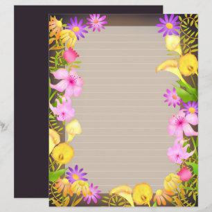 Floral Garden Brown
