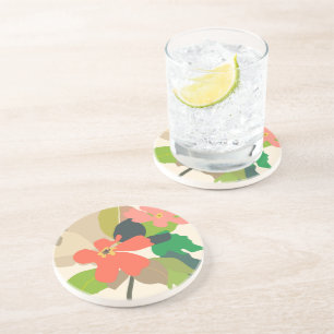 Floral Garden Colour Blocks Coaster
