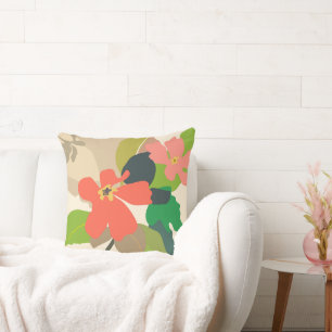 Floral Garden Colour Blocks Cushion