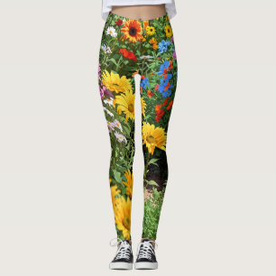 Floral Garden Delight Leggings