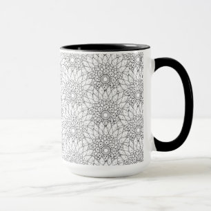 Floral Garden Doodle Mug
