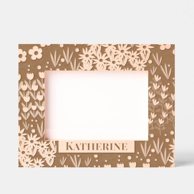 Floral Garden  Etched Frames (Front)